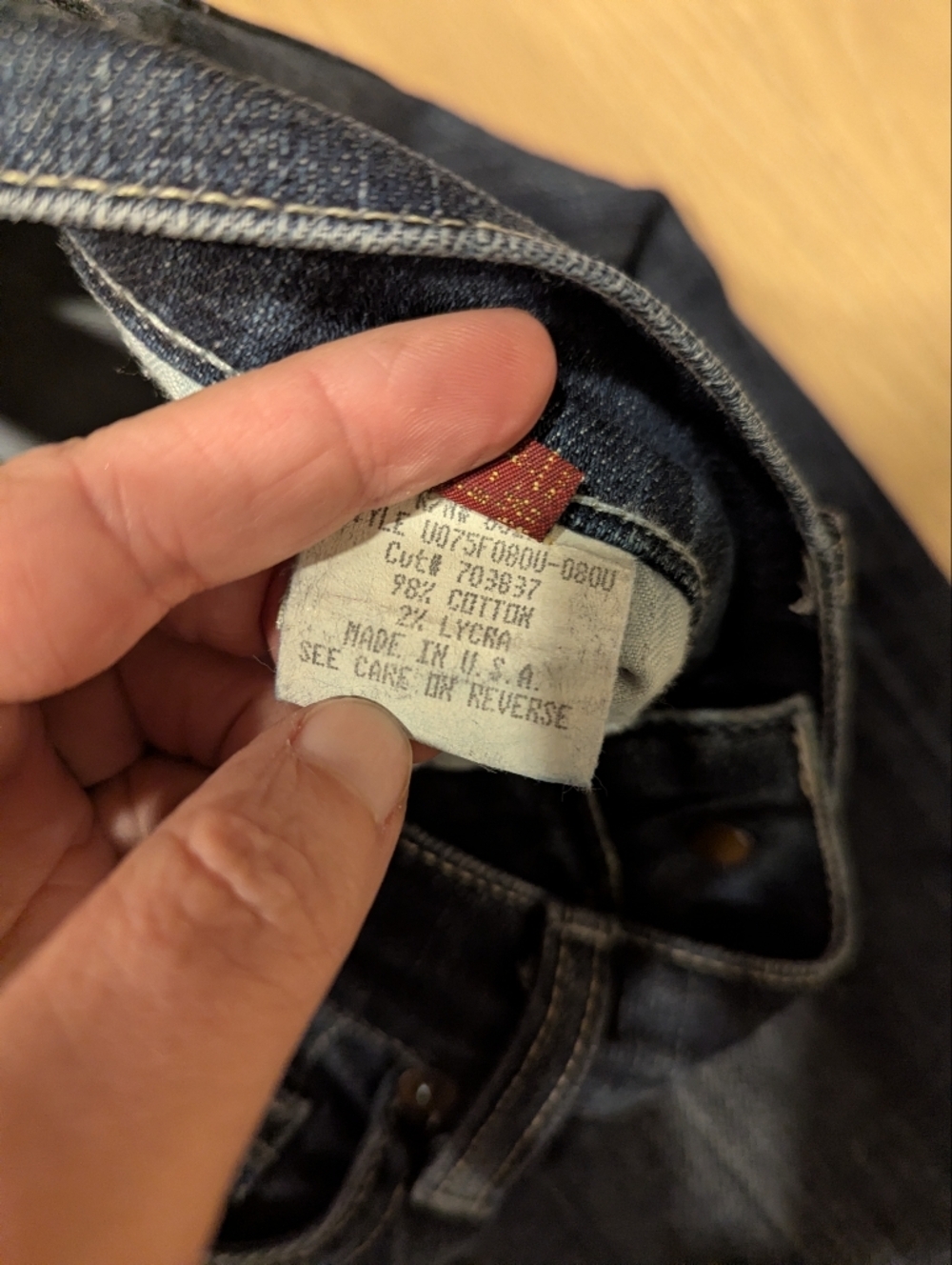 Y2K Low Rise Boot Cut Jeans - Picture 5 of 7